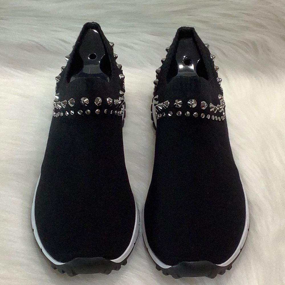 🖤 LIKE NEW 🩶JIMMY CHOO Verona Knit Sneakers/Tennis Shoe